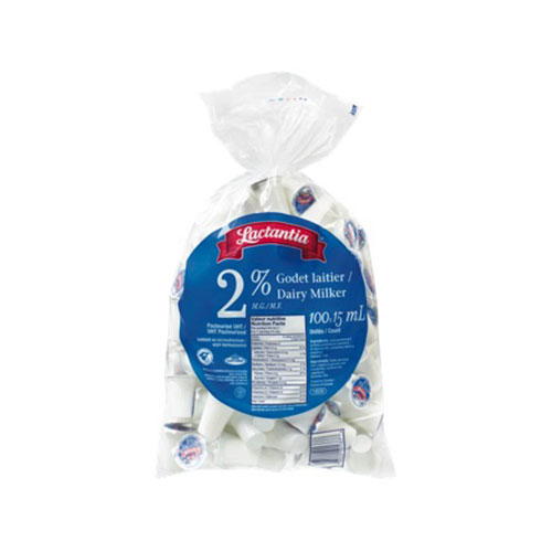 Godets de lait Lactantia 2%