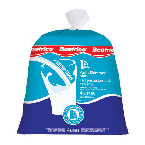 Lait Béatrice 1% 4L