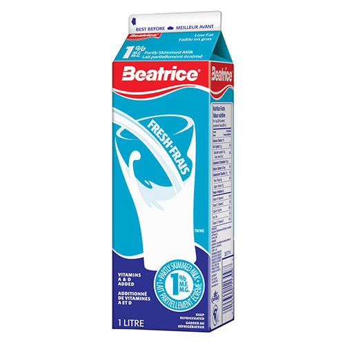 Lait Béatrice 1% 1L