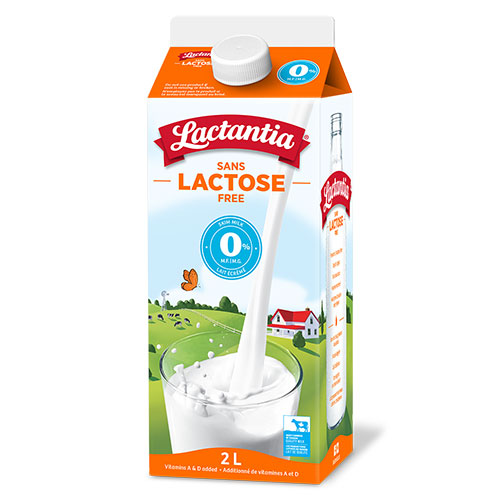 Lait sans lactose écrémé 2L