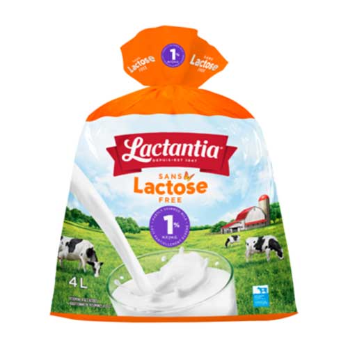 Lait sans lactose 1% 4L
