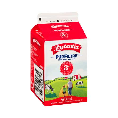 Lait Lactantia 3.25% 473 ml