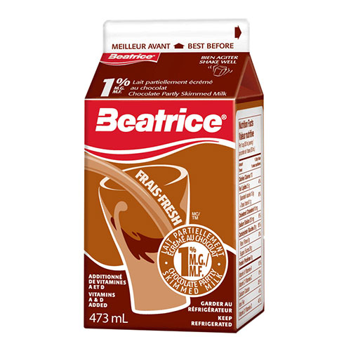 Lait au chocolat Béatrice 473 ml