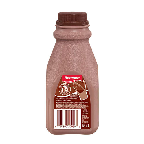Lait au chocolat Béatrice plastique 473 ml