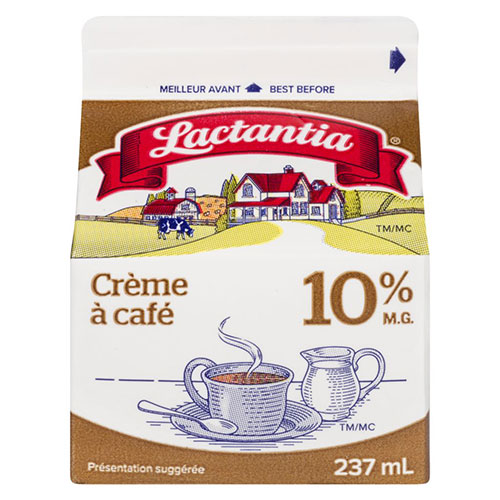 Crème Lactantia 10% 237 ml
