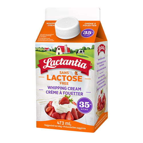 Crème Lactantia 35% sans lactose 473 ml