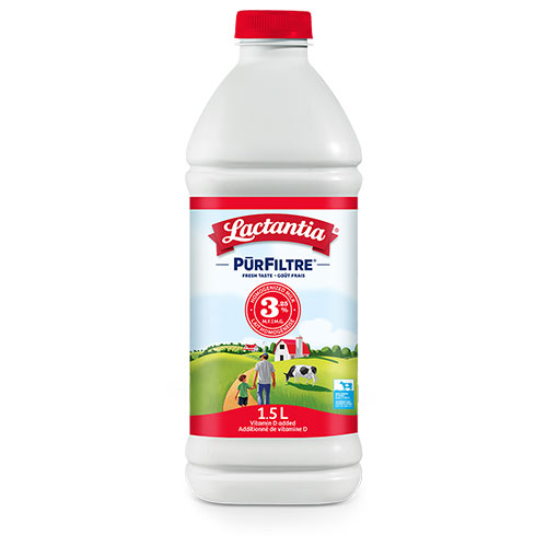 Lait Lactantia 3.25% plastique 1.5L