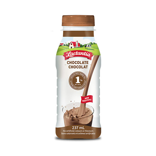 Lait au chocolat Lactantia plastique 237 ml
