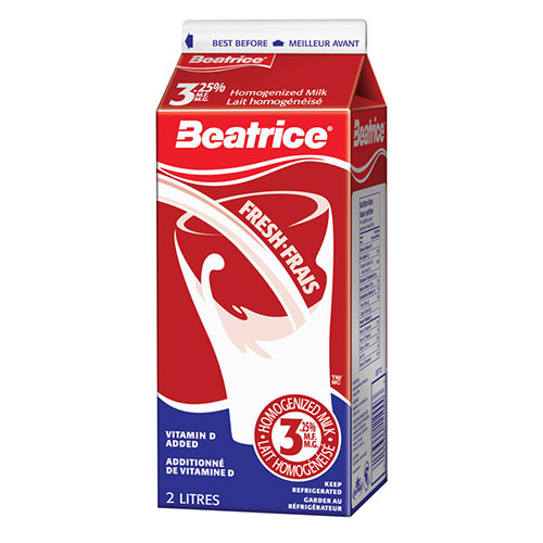 Lait Béatrice 3.25% 2L