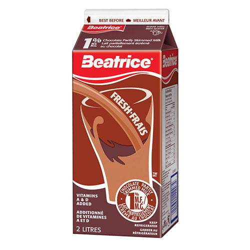 Lait au chocolat Béatrice 2L