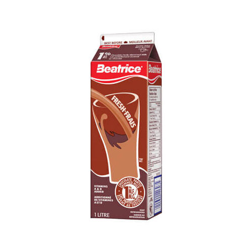 Lait au chocolat Béatrice 1L