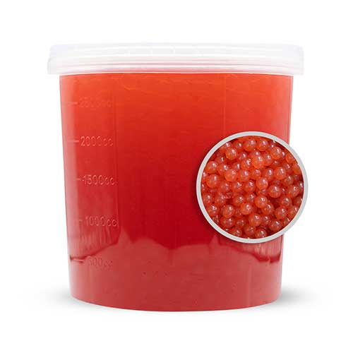 Bulles fusion à saveur de framboise