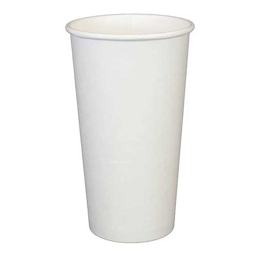Verre en carton blanc 20 oz