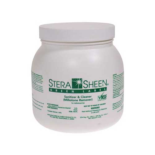 Assainisseur machine à crème glacée Stera Sheen 4lbs