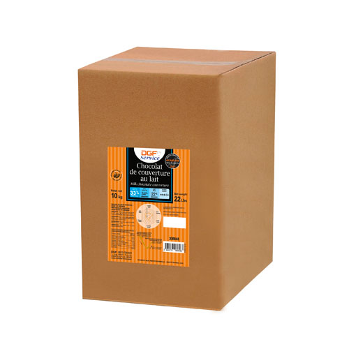 Chocolat couverture au lait 33% 10kg