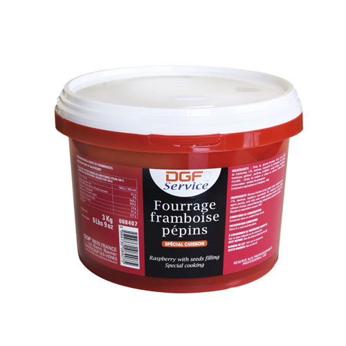 Confiture framboises pépins 3kg