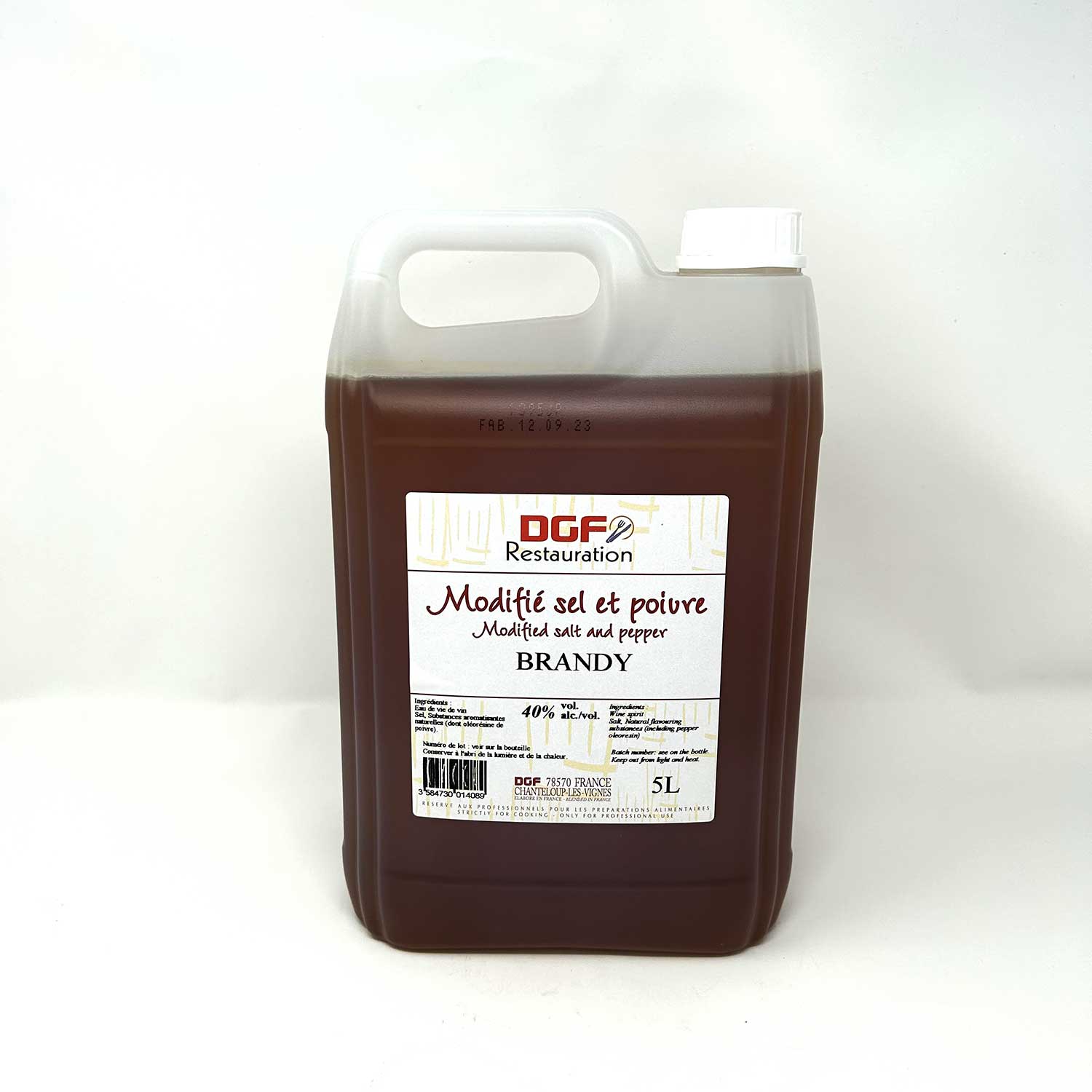 Brandy sel et poivre 40% 5L
