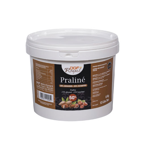 Praliné amande/noisette extra 50%  (DGF Royal)    6kg