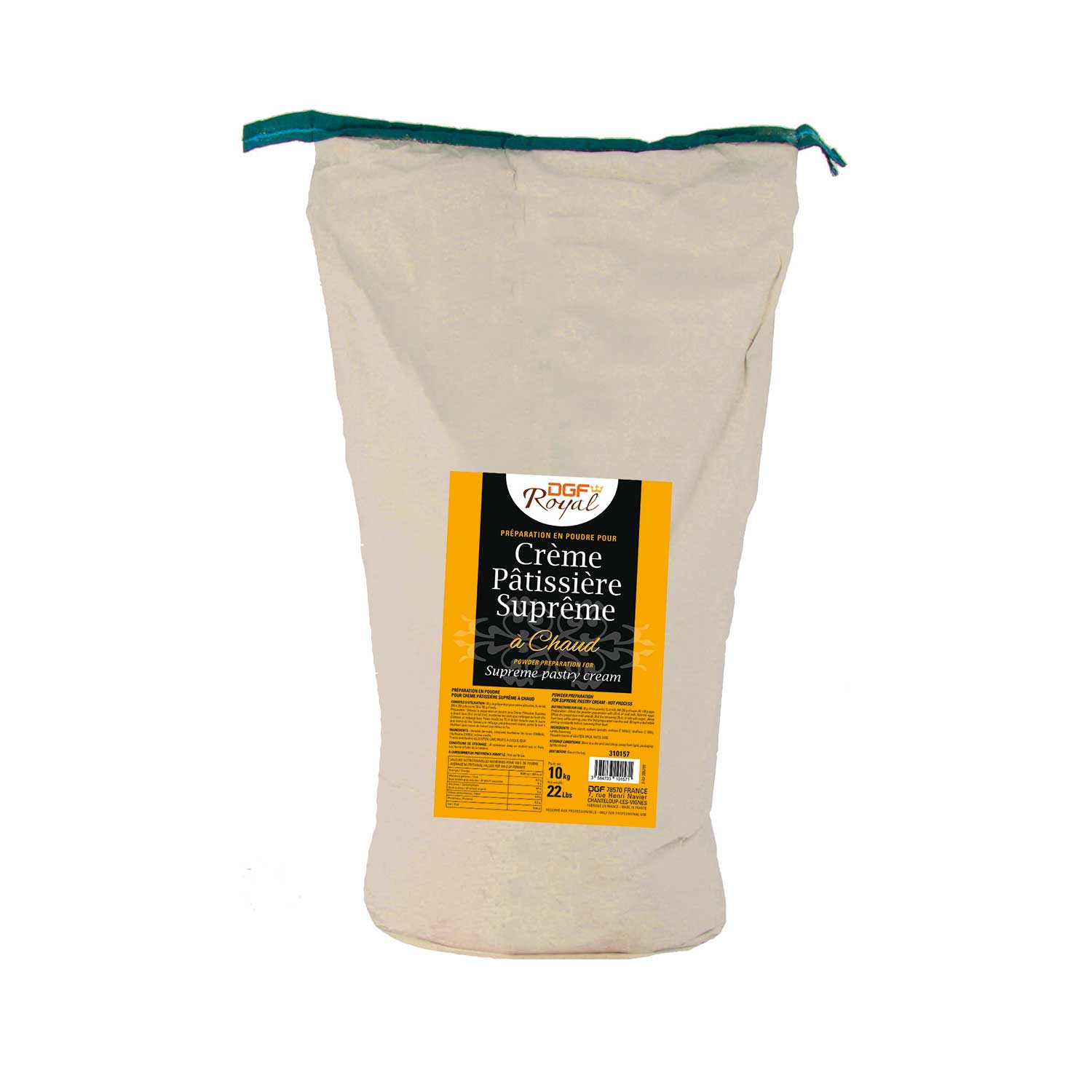 Crème pâtissière à chaud 10 kg