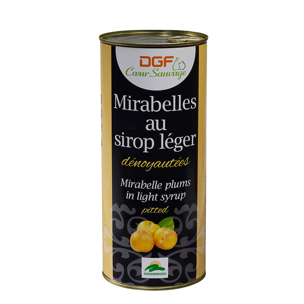 Mirabelle dénoyautée (sirop léger) 1.7L
