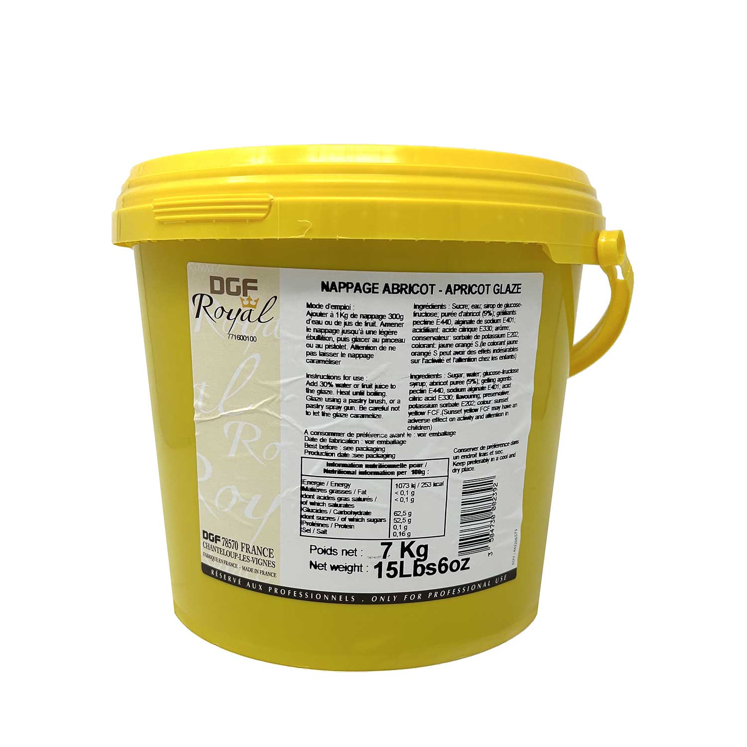 Nappage d'abricot - DGF Royal  7kg