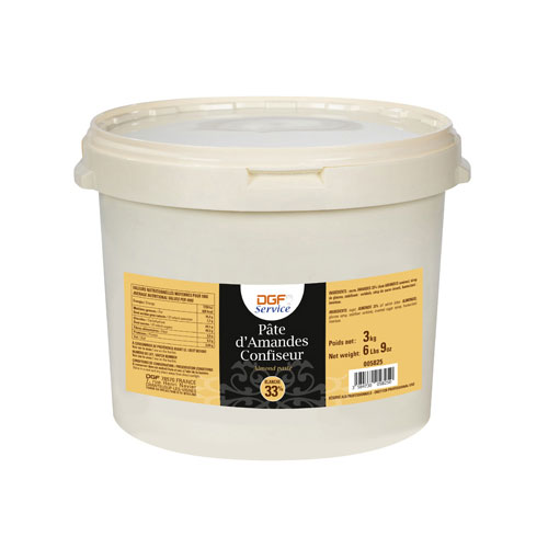 Pâte d'amande blanche 33%  3kg
