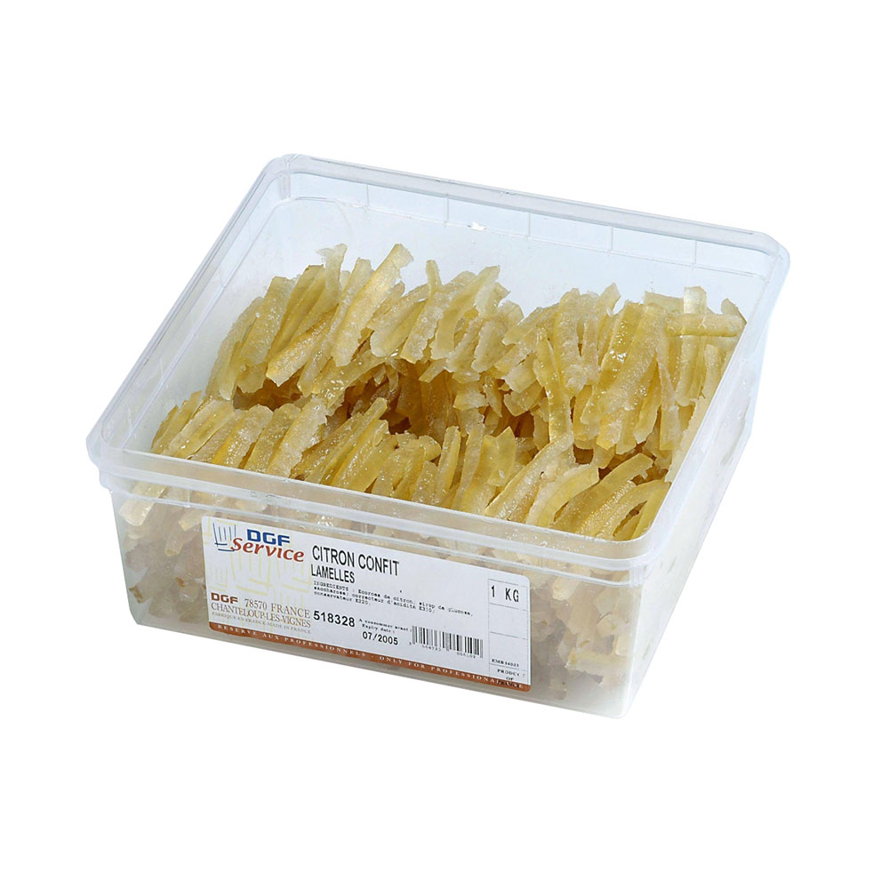 Aiguillettes de citron confites 1kg