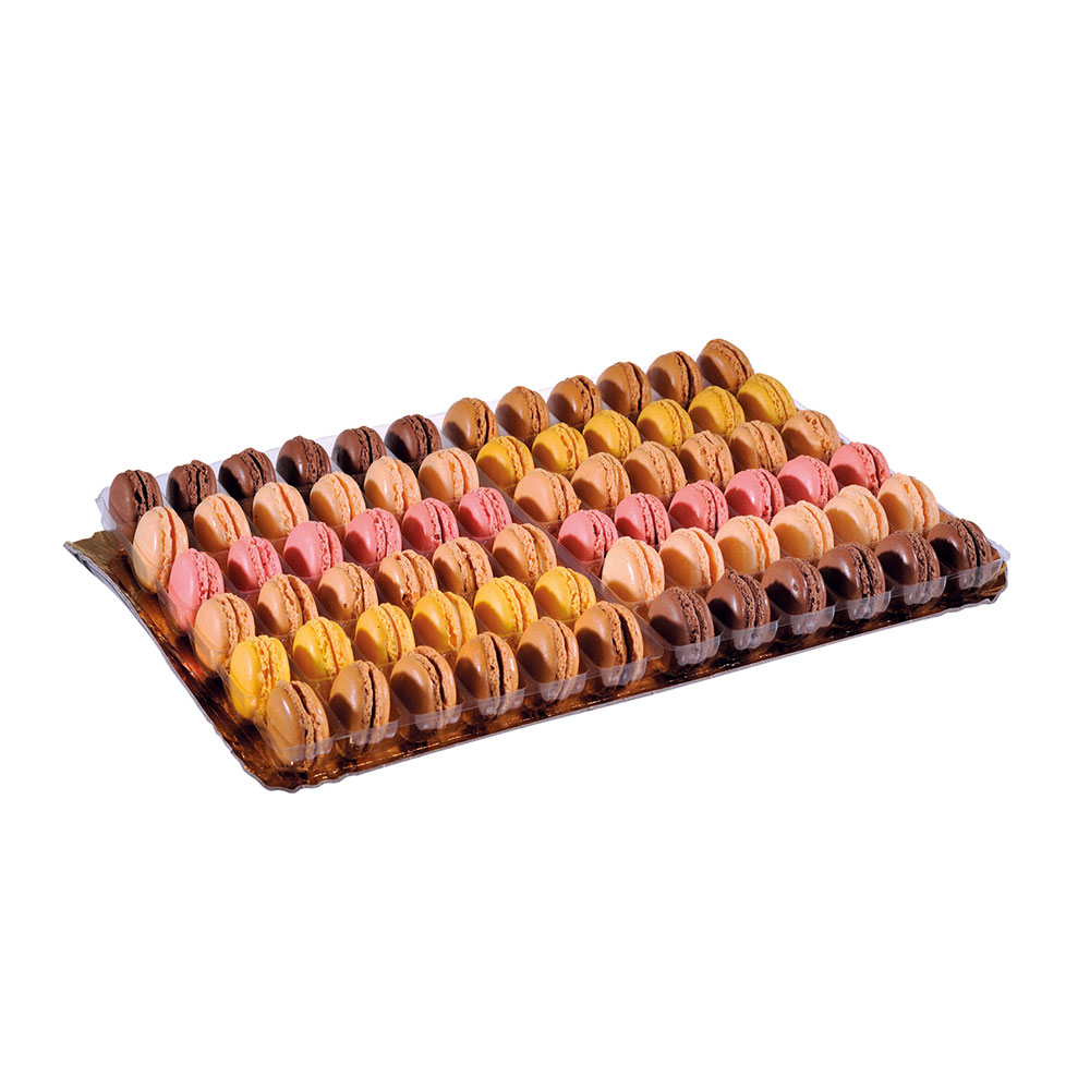 Macarons assortis 72un