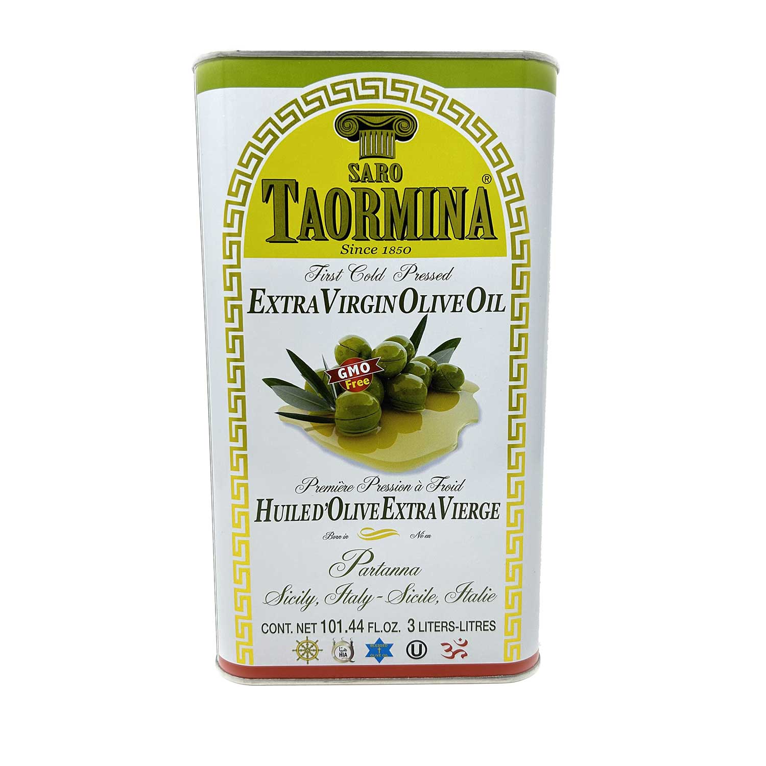 Huile d'olive extra vierge 3L (Taormina)