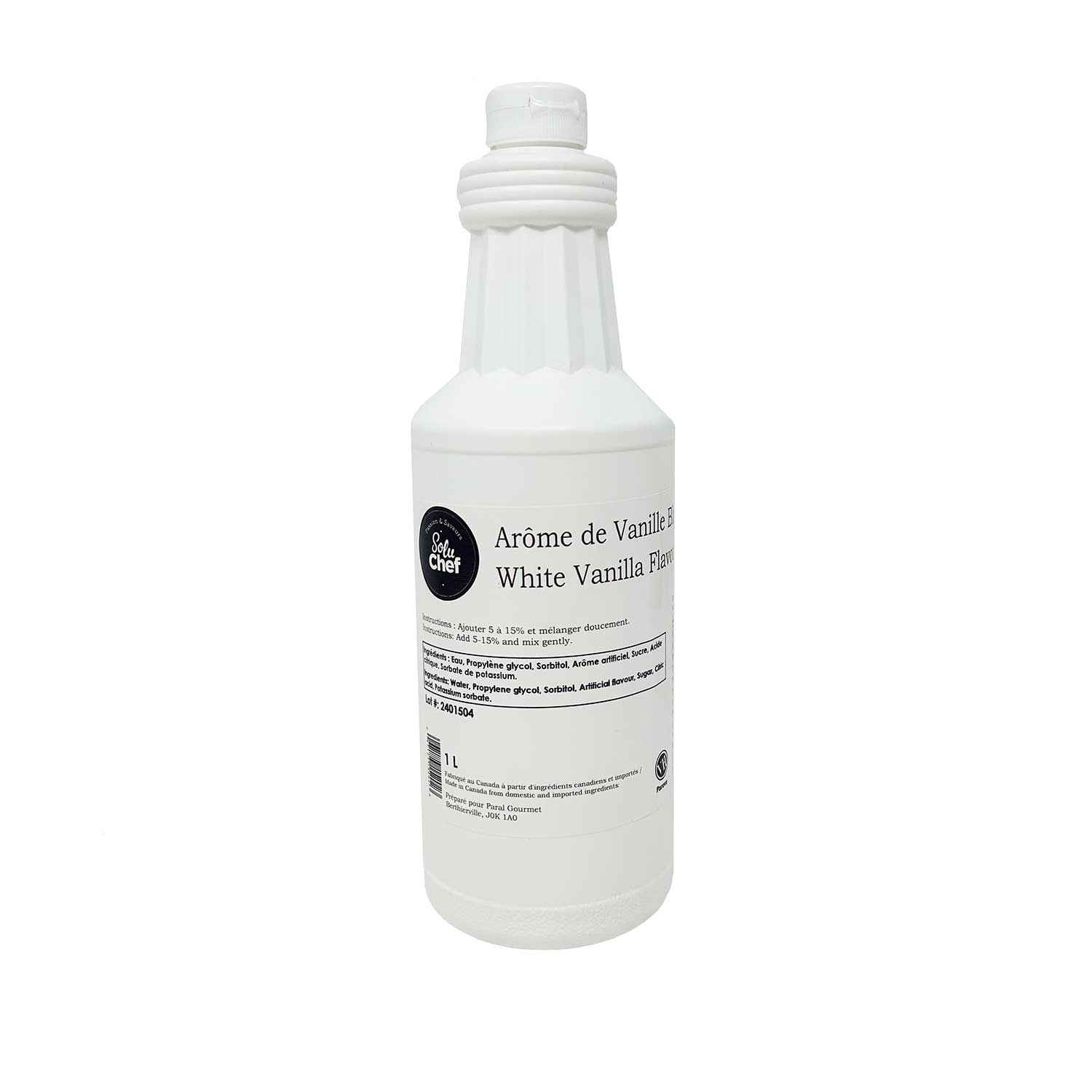 Essence de vanille blanche 1L