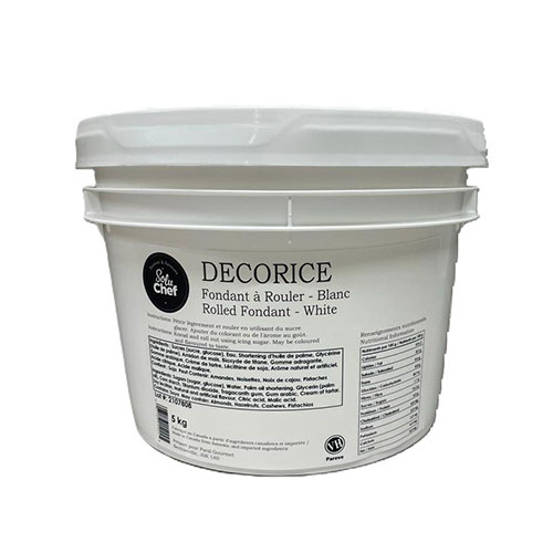 Décorice- Fondant blanc à rouler 5kg