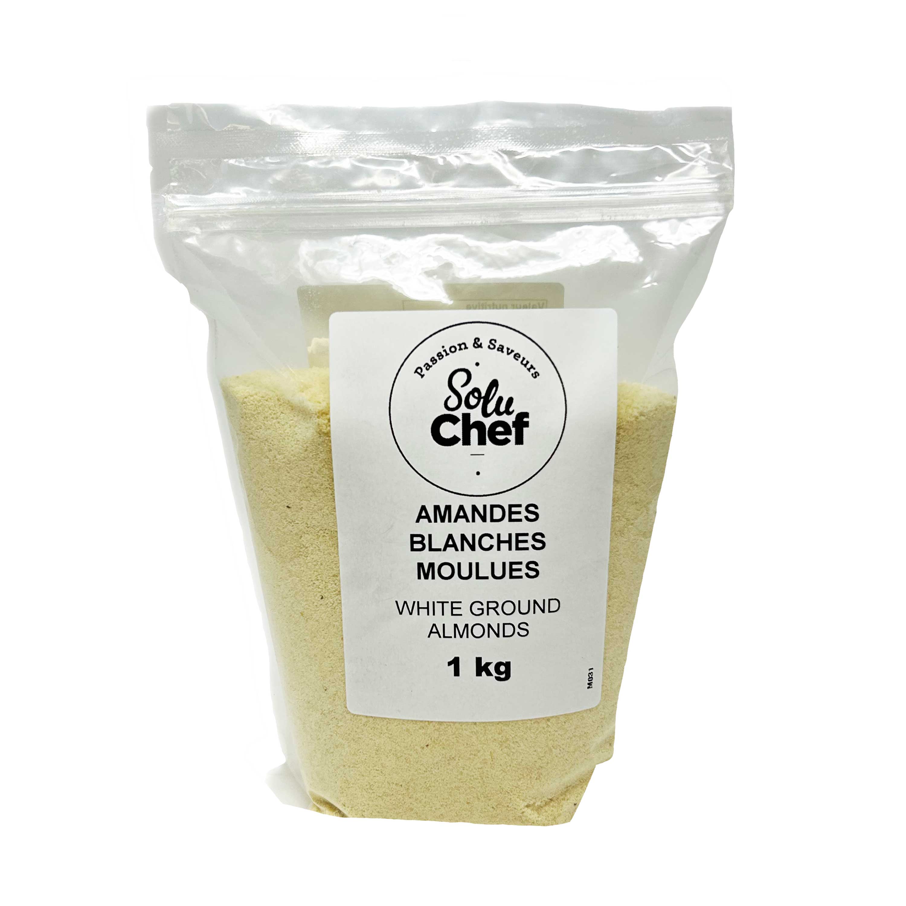 Amandes blanches moulues 1kg