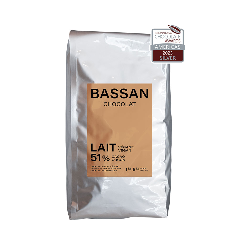 Chocolat au lait végane 51% 1kg