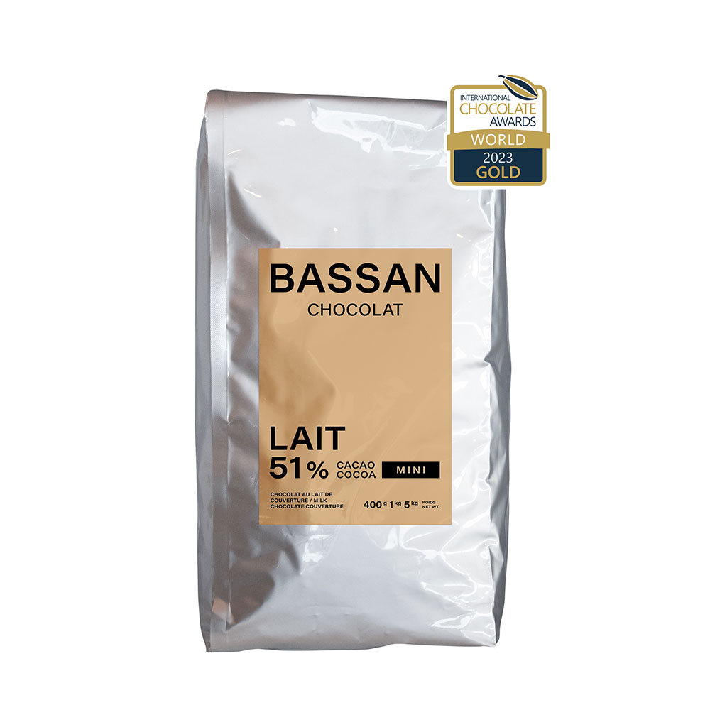 Chocolat au lait mini pastilles  51% 400g