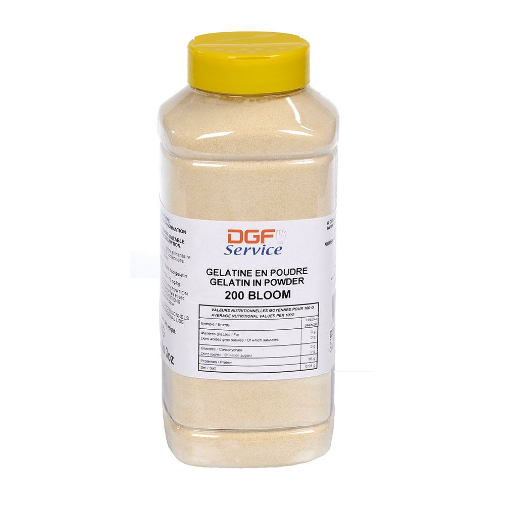 Gélatine neutre en poudre 200 bloom 1 kg