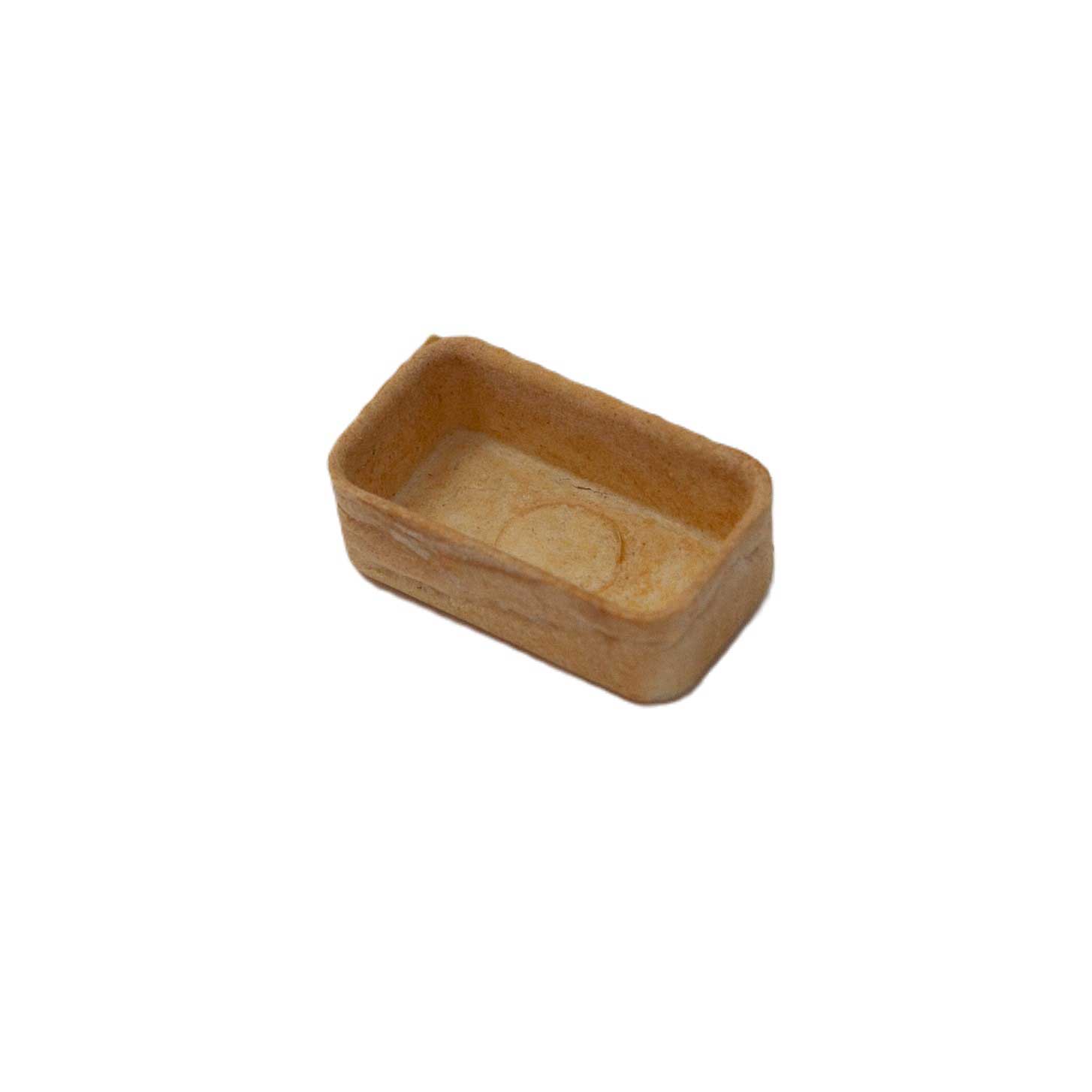 Mini tartelette rectangle (48x26x16mm)  256un