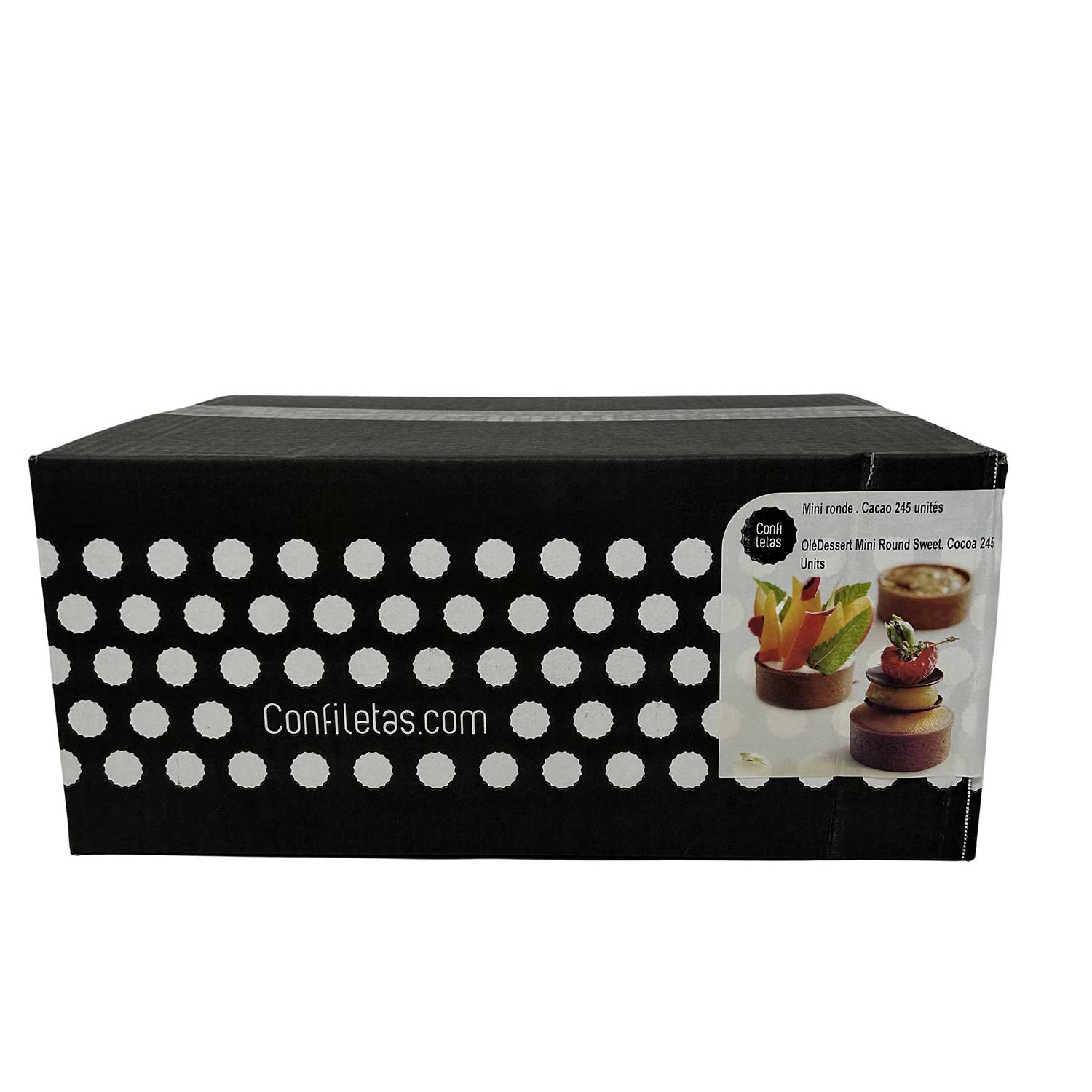 Mini tartelette au cacao (40mm)  245un