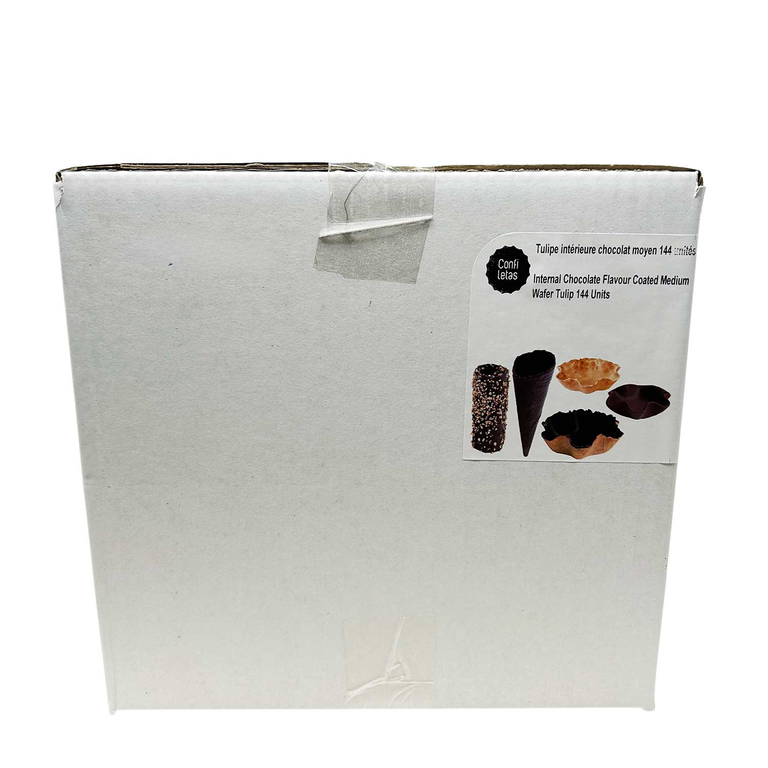 Tulipe coupe en chocolat (90mm)  144un