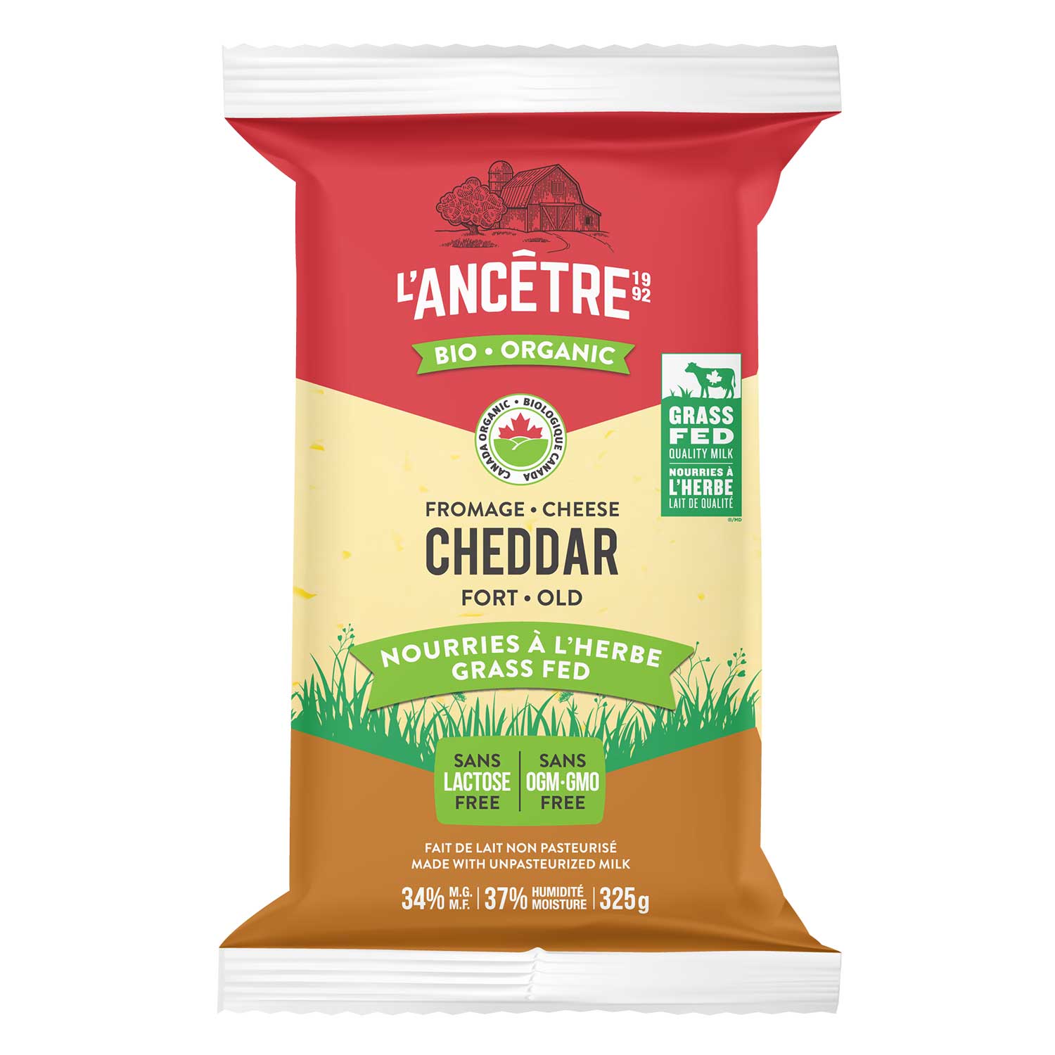 Cheddar fort bio l'Ancêtre 8x325g