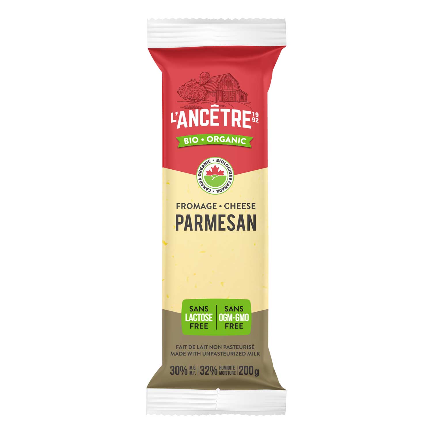 Parmesan bio l'Ancêtre 8x200g