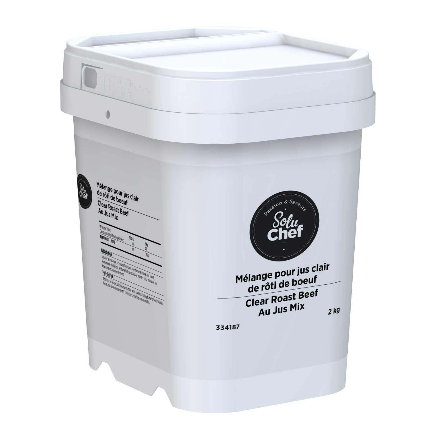 Boeuf jus de rôti clair en pâte 2kg