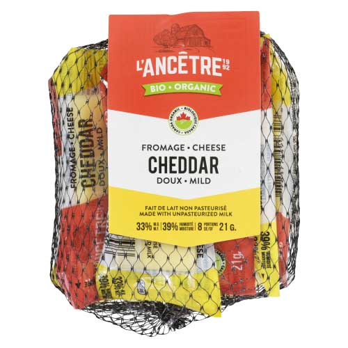 Cheddar doux bio portions l'Ancêtre 8x(8x21g)