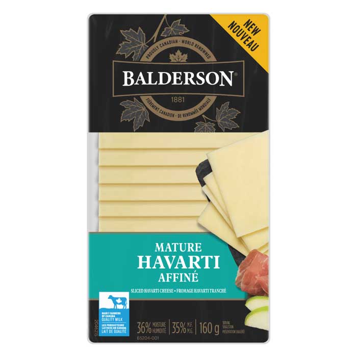 Balderson Havarti mature tranché 160g
