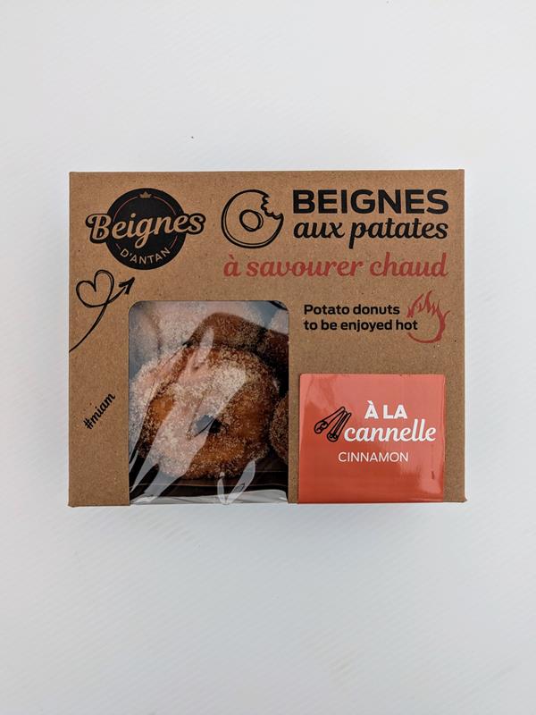 Beignes à la cannelle Délices d'Antan en boîte carton