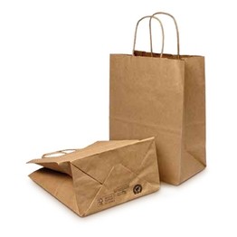 Sac de papier avec bretelles 13x7x13