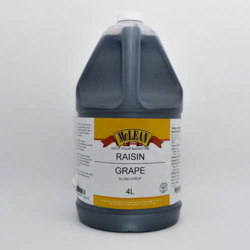 Sirop pour barbotine au raisin