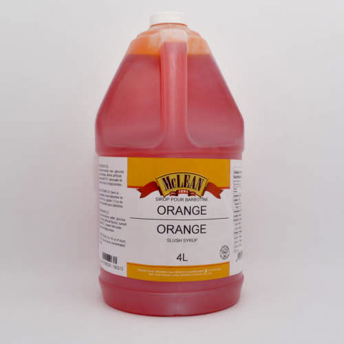 Sirop pour barbotine à l'orange