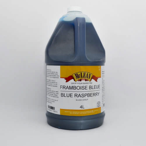 Sirop pour barbotine à la framboise bleue