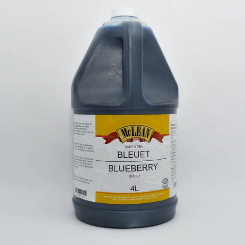 Sirop pour barbotine au bleuet