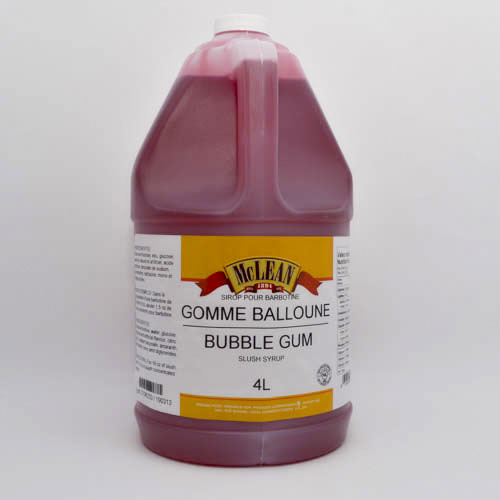 Sirop pour barbotine à la gomme balloune
